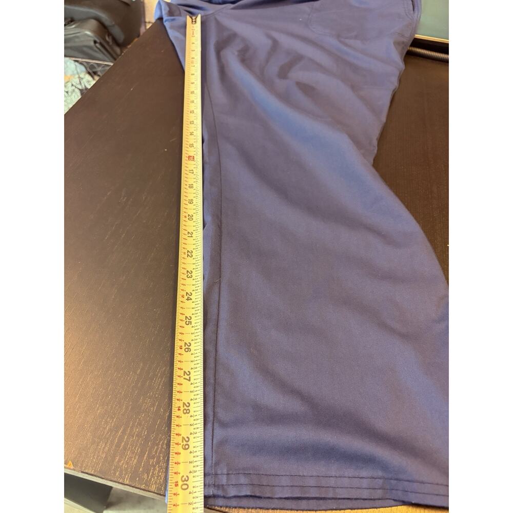 Cherokee Workwear Navy Scrub Pants 3XL Elastic Waist Drawstring Cargo Nurse - Picture 5 of 7